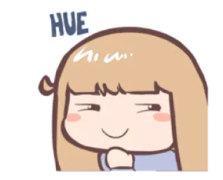 😏 HUE desenho animado, menina, arrogante, anime, fofo, humor telegram sticker