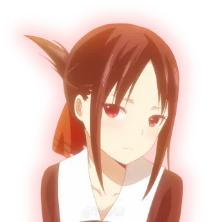 🥰 Kaguya Shinomiya Kaguya-sama: Love Is War Аниме, Kaguya-sama, Кагуя Синомия, Стикер telegram sticker