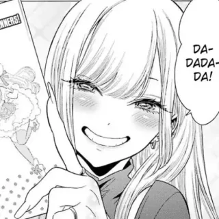 📀 DA-DADA-DA! Anime, Manga, Joyeux, Femme, Sourire, Fille telegram sticker