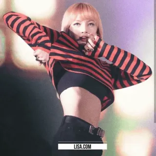💃 Lisa LISA.COM kpop, singer, music, performance, blackpink telegram sticker