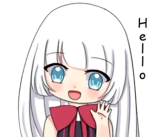 🖐 Anime, Chibi, Süß, Cartoon, Mädchen telegram sticker