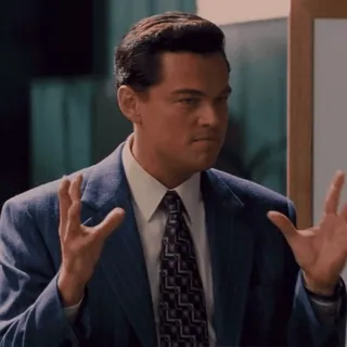 🍑 Leonardo DiCaprio, Meme, Reacción, Actuación, Empresario, Traje telegram sticker