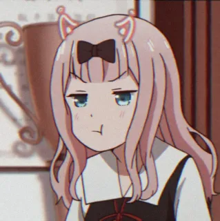 😠 Chika Fujiwara Kaguya-sama: Love Is War Anime, Chika Fujiwara, Kaguya-sama Love is War, Dễ thương, Manga, Hài hước telegram sticker