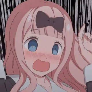 🎀 Chika Fujiwara Kaguya-sama: Love Is War anime, chika, kaguya-sama, love is war, cute, kawaii telegram sticker