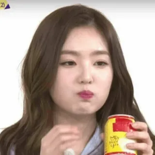🙌 햇살담은 사과 frau, koreanisch, apfelsaft, getränk telegram sticker