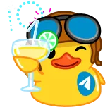 Duck @TgEmodziBot telegram emojis 🤩