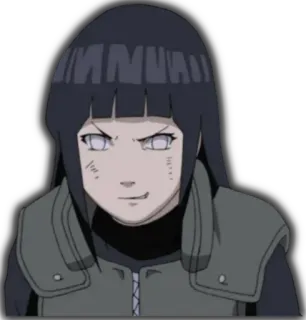 😏 Hinata Naruto Hinata Hyuga, Naruto, anime, ninja, manga, Byakugan, Konoha telegram sticker