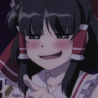 🤏 аниме, девушка, самодовольный, милый, мультфильм, персонаж, японский telegram sticker