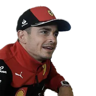 🤨 Charles Leclerc formule 1, course, pilote, ferrari, f1, athlète whatsapp sticker