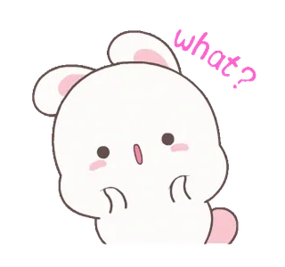 😱 happy? niedlich, Hase, Aufkleber, Cartoon, fröhlich telegram sticker