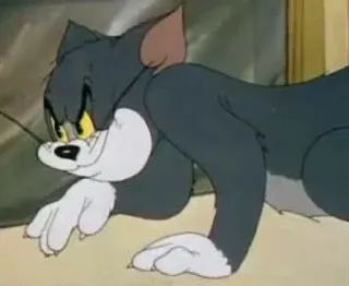 😈 Tom Tom and Jerry gato, desenho animado, animação, engraçado, personagem telegram sticker