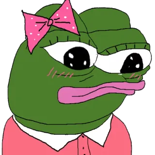 😐 Pepe ミーム, ペペザフロッグ, ネットミーム, カエル, 漫画, ステッカー telegram sticker