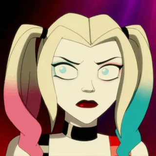 🎪 Harley Quinn 할리 퀸, dc 코믹스, 만화 캐릭터, 슈퍼 빌런 telegram sticker