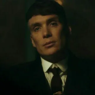 😐 Thomas Shelby Peaky Blinders Mann, Porträt, Cillian Murphy, Peaky Blinders, Thomas Shelby, Schauspieler telegram sticker