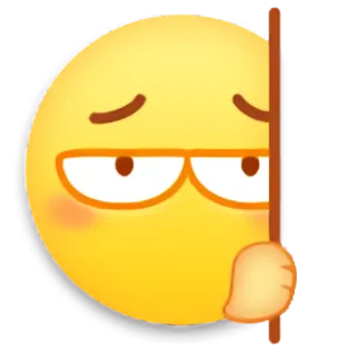 😧 Emoji, Uśmieszek, Twarz, Śmieszne, Wyraz, Nastrój telegram sticker