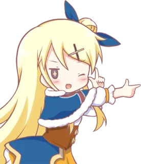 😉 Anime, Manga, Niedlich, Kawaii, Chibi, Mädchen, Charakter telegram sticker