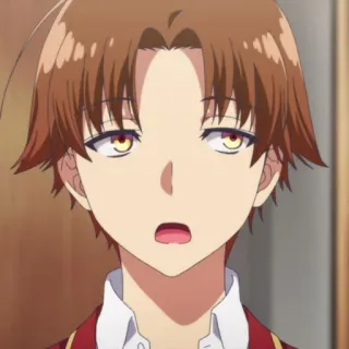🎲 Ayanokoji Kiyotaka Classroom of the Elite Anime, Escola, Sala de aula, Elite, Menino whatsapp sticker