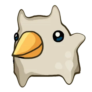 🐦 cartoon, animal, bird, duck, cute, simple telegram sticker