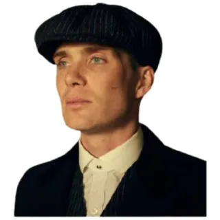 🙂 Thomas Shelby Peaky Blinders 男人, 角色, 电视剧, 浴血黑帮, 托马斯·谢尔比, 肖像, 演员 whatsapp sticker