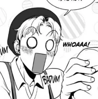 ✉️ WHOAAA! anime, manga, shocked, cartoon, reaction, surprised telegram sticker