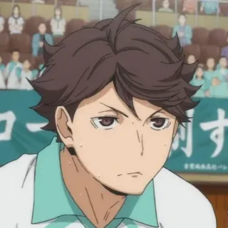💗 Oikawa Tooru Haikyuu!! Anime, Haikyuu, Oikawa, Tooru, Pallavolo, Personaggio telegram sticker