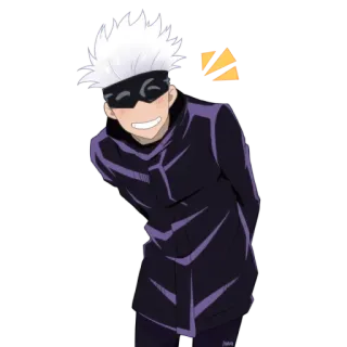 😁 Satoru Gojo Jujutsu Kaisen Anime, Gojo, Jujutsu Kaisen, Satoru, Postać whatsapp sticker