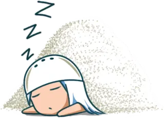 😴 ZZZ sommeil, dormir, repos, zzz, dessin animé, sieste whatsapp sticker