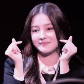 🌷 Frau, Fingerherz, K-Pop, Koreanisch, Mädchen, Idol telegram sticker