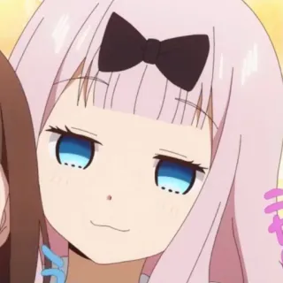 😏 Chika Fujiwara Kaguya-sama: Love Is War anime, cartoon, chika, kaguya-sama, fujiwara, cute, girl whatsapp sticker