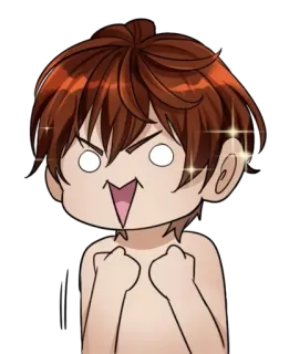 🤩 Animé, Excité, Fête, Dessin animé, Joyeux telegram sticker