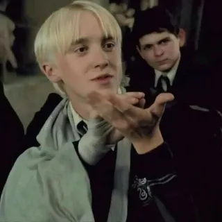 🐍 Draco Malfoy Harry Potter Draco Malfoy, Harry Potter, Slytherin, Mago, Película telegram sticker