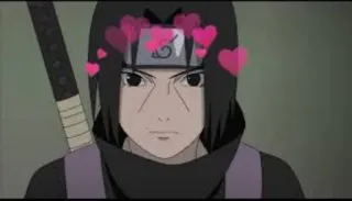 🖤 Itachi Naruto Anime, Manga, Serca, Uchiha, Ninja telegram sticker