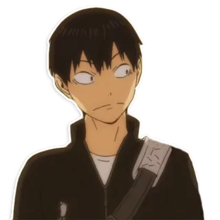 😕 Tobio Kageyama Haikyuu!! Anime, Dibujos animados, Haikyuu, Kageyama, Tobio Kageyama, Colocador, Voleibol telegram sticker