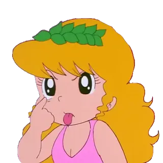 😜 dibujos animados, chica, anime, manga, personaje telegram sticker