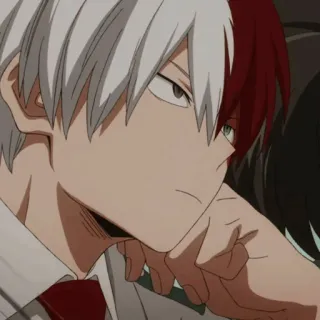 😐 Shoto Todoroki My Hero Academia Anime, Personaje, Shoto Todoroki, My Hero Academia telegram sticker