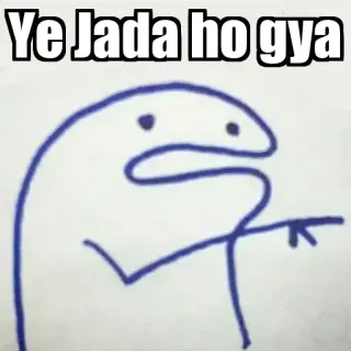 👉 Ye Jada ho gya Memy, Hindi, Florkofcows telegram sticker