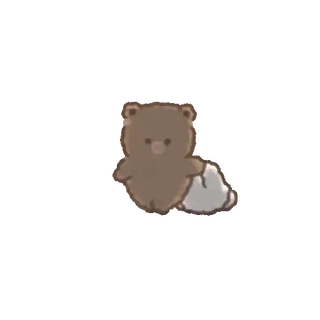 💕 ours, animal, mignon, autocollant, dessin animé, dessin telegram sticker