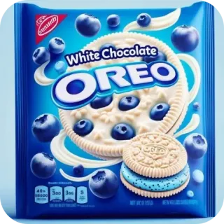 🍪 Oreo White Chocolate OREO telegram sticker