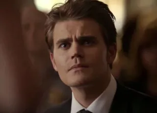 😐 Stefan Salvatore The Vampire Diaries Stefan Salvatore, Pamiętniki wampirów, Paul Wesley, Wampir, Serial TV telegram sticker