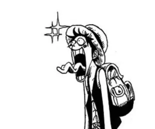 😳 Luffy One Piece Anime, Manga, Cartoon, Drôle, Expression, Luffy, One Piece whatsapp sticker
