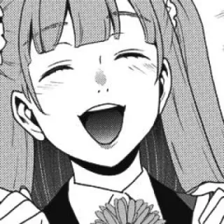 🌟 Anime, Manga, Chica, Sonrisa, Flor, Feliz whatsapp sticker