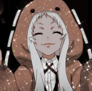 🖤 Anime, Dessin animé, Personnage, Fille, Mignon, Kawaii telegram sticker