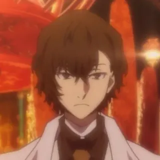 ☹️ Osamu Dazai Bungou Stray Dogs Anime, Mangá, Bungo Stray Dogs, Osamu Dazai telegram sticker
