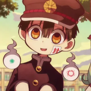 ☁️ Hanako-kun Toilet-Bound Hanako-kun anime, manga, ghost, supernatural, school uniform, Hanako-kun, Toilet-Bound Hanako-kun telegram sticker