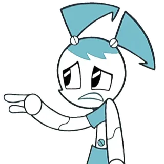 😰 Jenny Wakeman My Life as a Teenage Robot Dessin animé, Animé, Robot, Adolescent, Jenny Wakeman telegram sticker