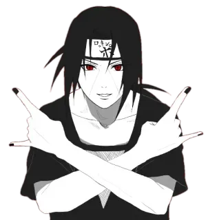 🎧 Itachi Uchiha Naruto ロキス Anime, Uchiha, Itachi, Naruto, Manga, Ninja telegram sticker