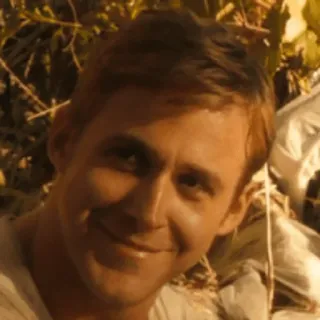 😏 Ryan Gosling Райан Гослинг, актер, знаменитость, улыбка telegram sticker