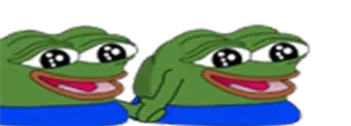 🤝 Pepe the Frog Pepe, żaba, mem, mem internetowy telegram sticker