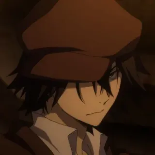 🍂 Ranpo Edogawa Bungou Stray Dogs Anime, Karakter, Topi Cokelat, Ranpo, Bungou Stray Dogs telegram sticker