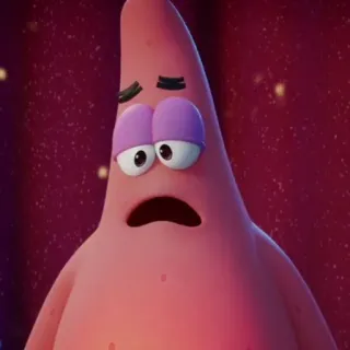 🐙 Patrick Star SpongeBob SquarePants patrick star, sad, spongebob, cartoon, character telegram sticker